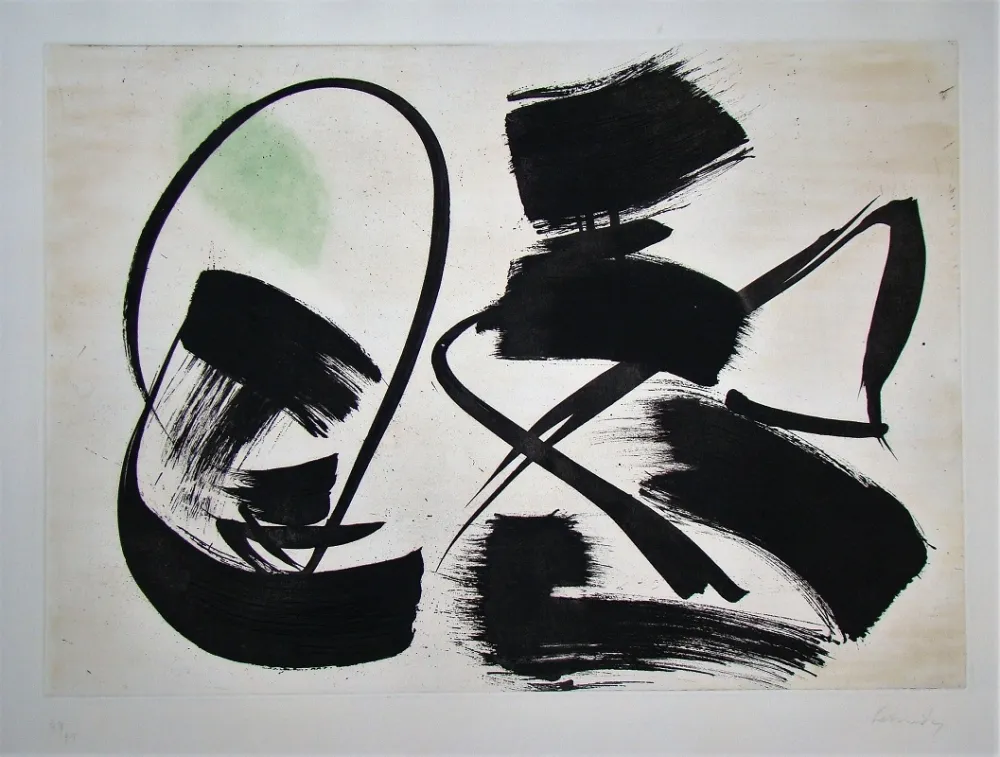 Radierung Schneider - Composition III.