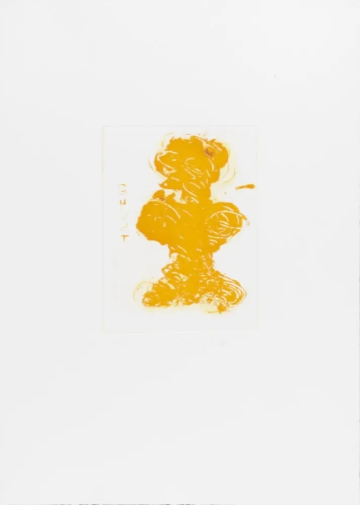 Radierung Schütte - GHOST, 2001 