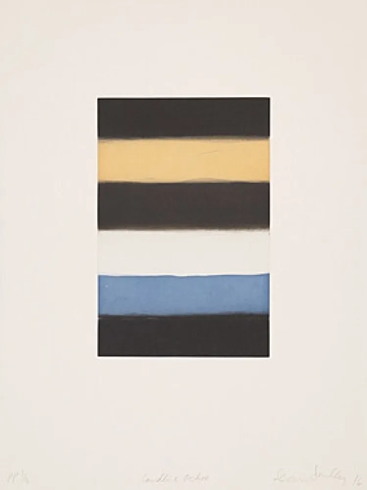 Radierung Und Aquatinta Scully - Landline Ochre