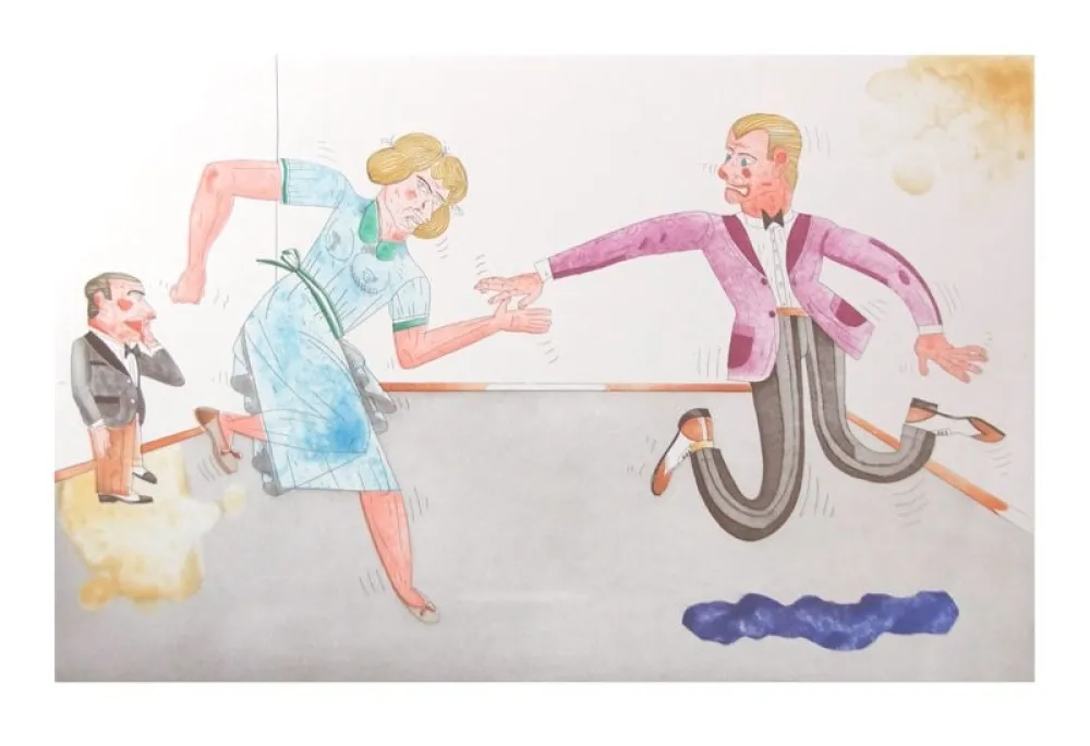 Radierung Und Aquatinta Segui - BE-BOP