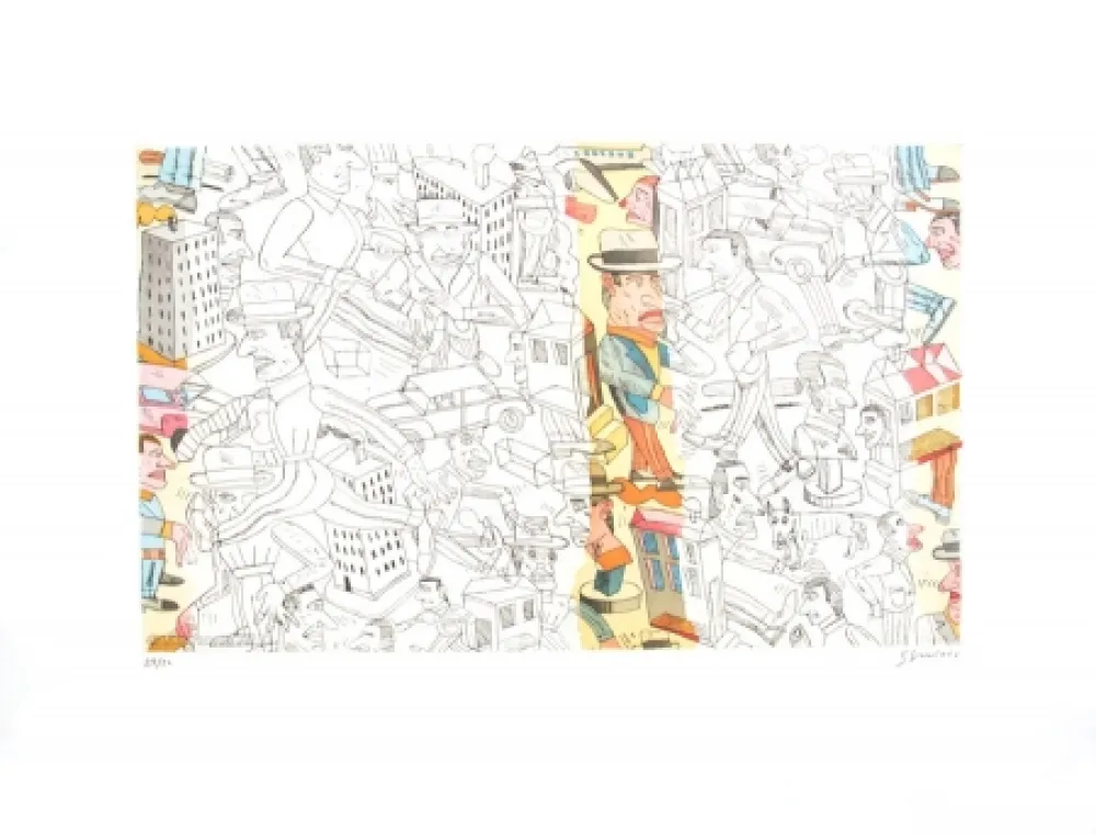 Radierung Und Aquatinta Segui - Rayos de sol