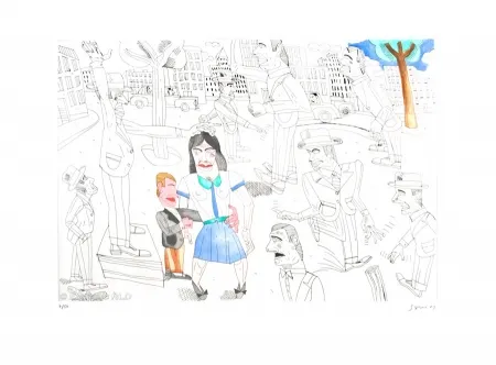 Radierung Und Aquatinta Segui - Relacíon con sentimientos