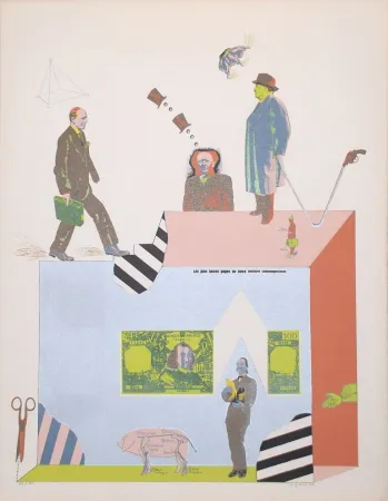 Lithographie Segui - Sans Démagogie