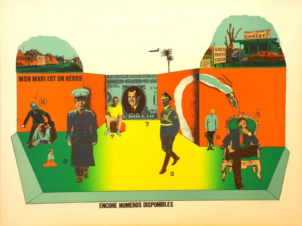 Lithographie Segui - Sans Démagogie