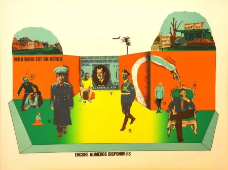 Lithographie Segui - Sans Démagogie