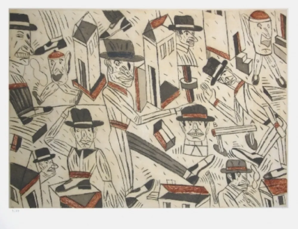 Radierung Segui - Sans titre