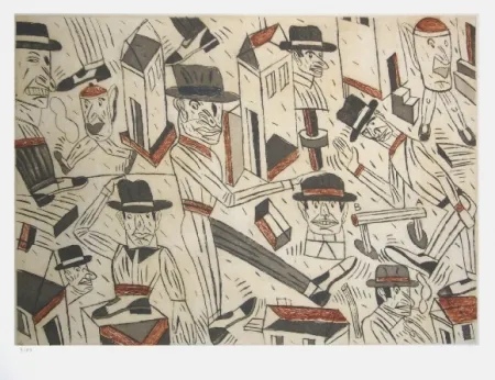 Radierung Segui - Sans titre