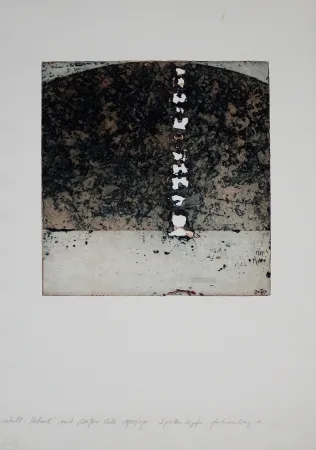 Radierung Und Aquatinta Sensen - Atoll-Detail