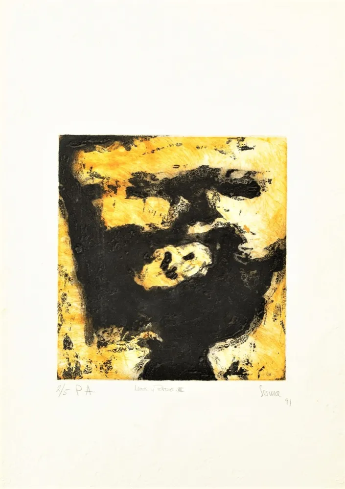 Radierung Und Aquatinta Sesma - Mitos y Ritos III