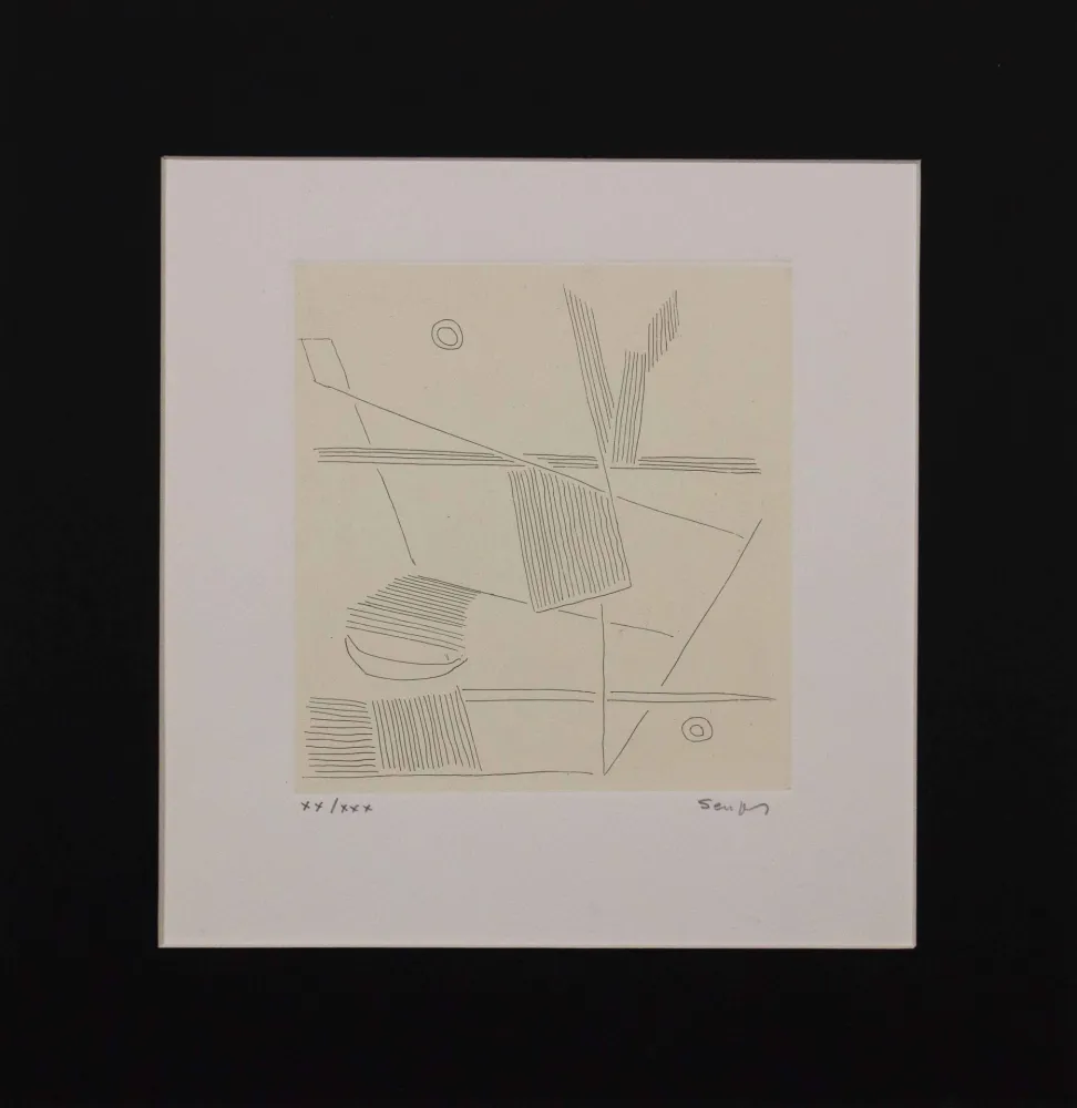 Radierung Seuphor - Ora di noi