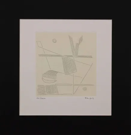 Radierung Seuphor - Ora di noi
