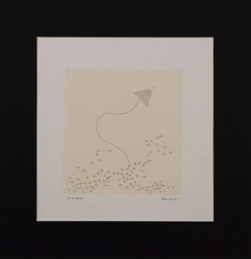 Radierung Seuphor - Ora di noi