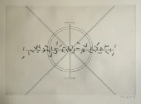 Kaltnadelradierung Seuphor - Sans titre