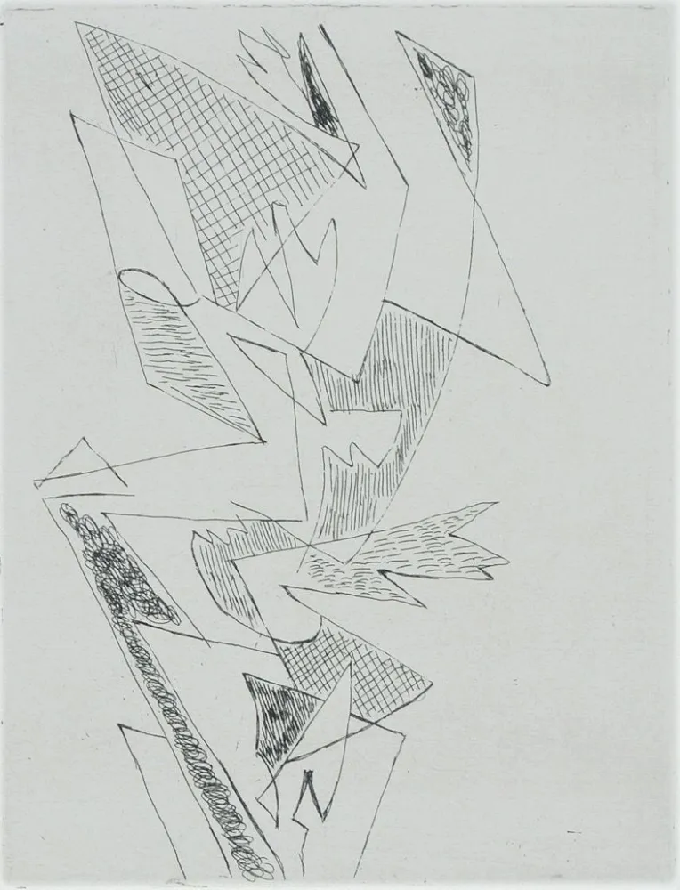 Radierung Severini - Composizione