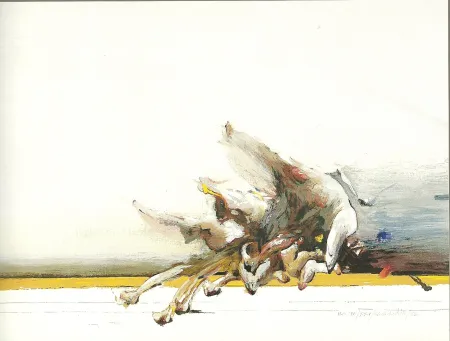 Lithographie Shahabuddin - JO BARCELONA