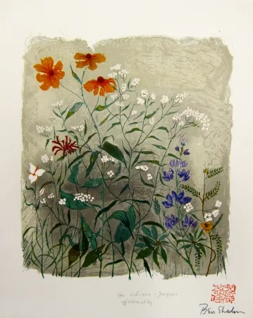 Lithographie Shahn - From the Rainer Maria Rilke Portfolio, 