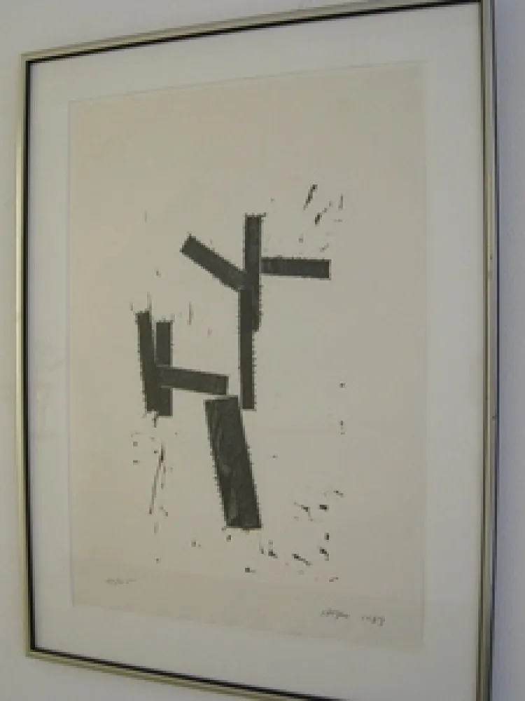 Holzschnitt Shapiro - Composition B