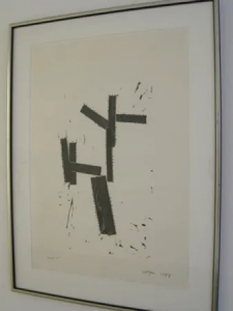 Holzschnitt Shapiro - Composition B