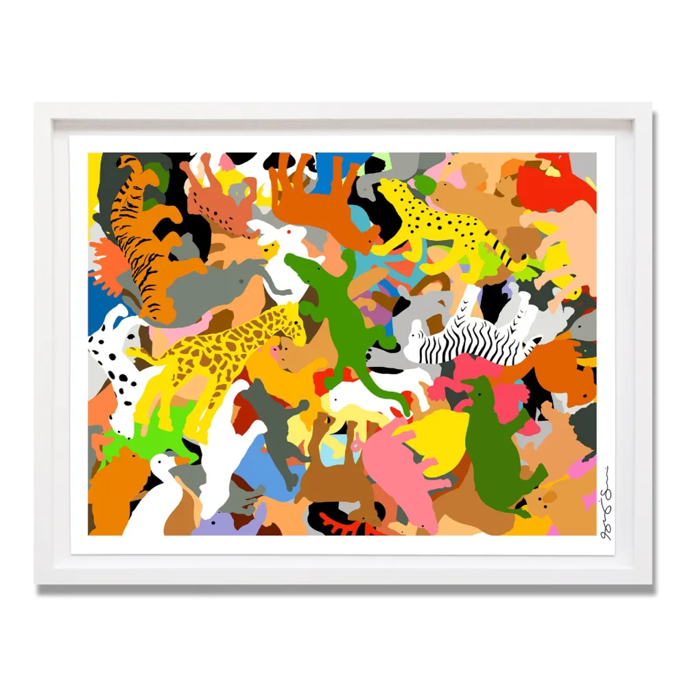 Siebdruck Shelby And Sandy - Animal Toys