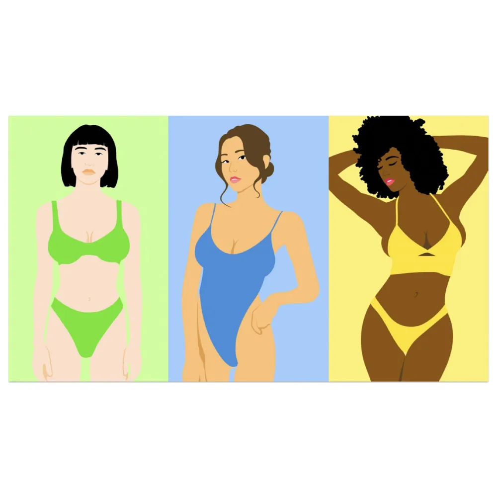 Siebdruck Shelby And Sandy - Bikini Girls #1