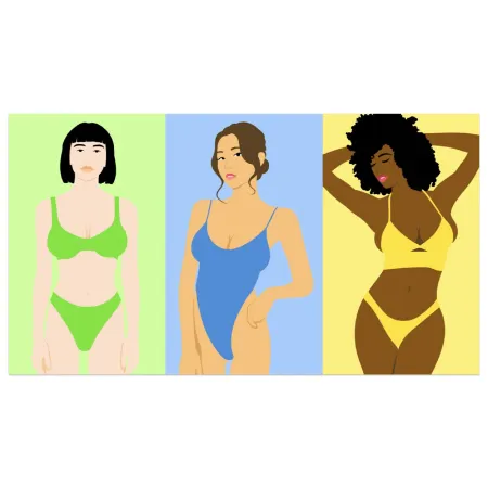 Siebdruck Shelby And Sandy - Bikini Girls #1