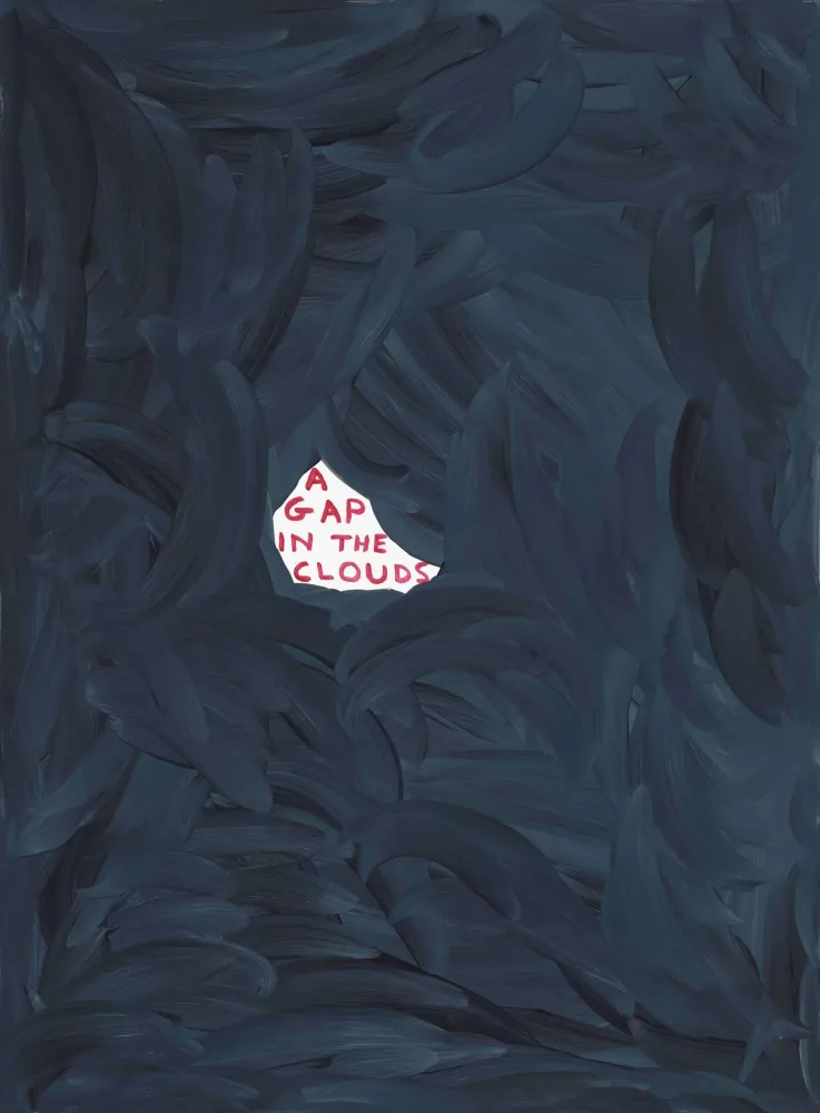 Siebdruck Shrigley - A Gap In The Clouds