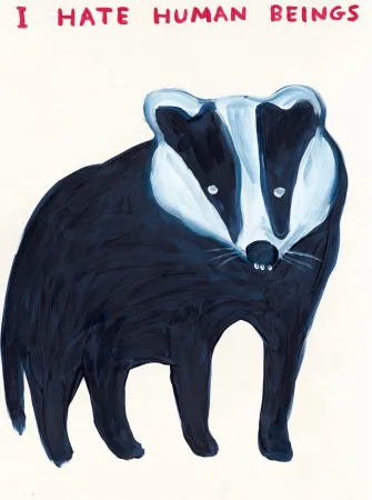 Siebdruck Shrigley - I Hate Human Beings