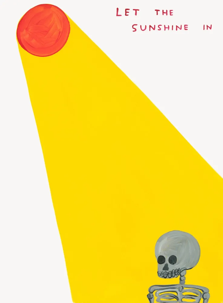 Siebdruck Shrigley - Let The Sunshine In