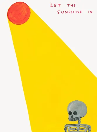 Siebdruck Shrigley - Let The Sunshine In