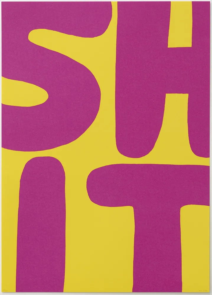 Siebdruck Shrigley - Untitled (Shit)