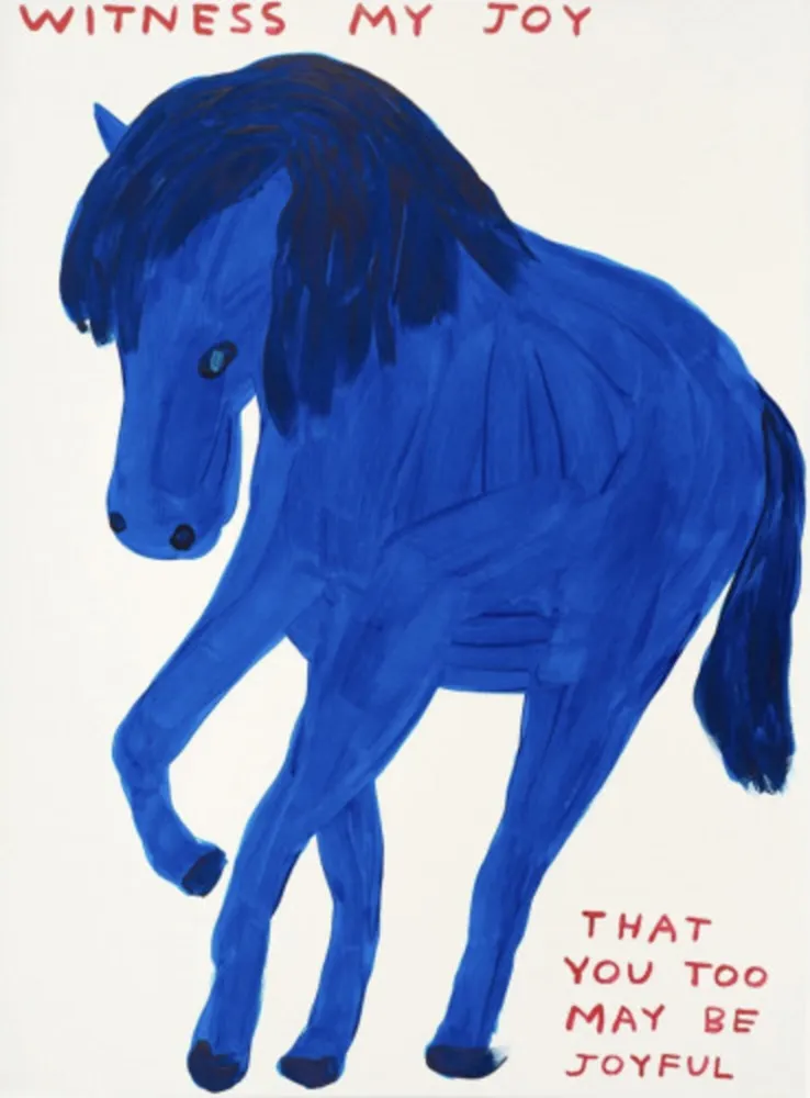 Siebdruck Shrigley - Witness My Joy