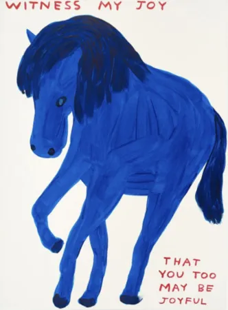 Siebdruck Shrigley - Witness My Joy