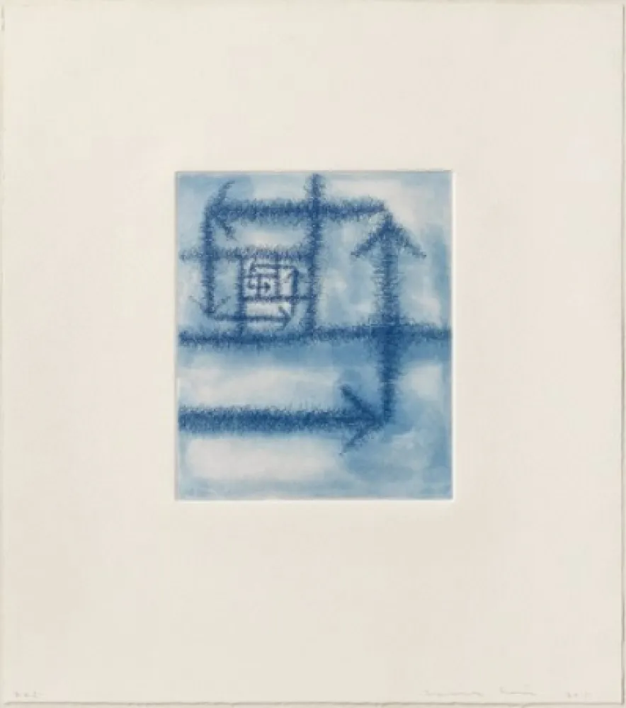 Radierung Und Aquatinta Siena - Fletxes ortogonals decreixents