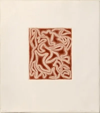 Radierung Und Aquatinta Siena - Línies sortint de l'obscuritat