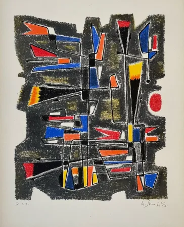 Lithographie Singier - La Patriette de Gonzalve 