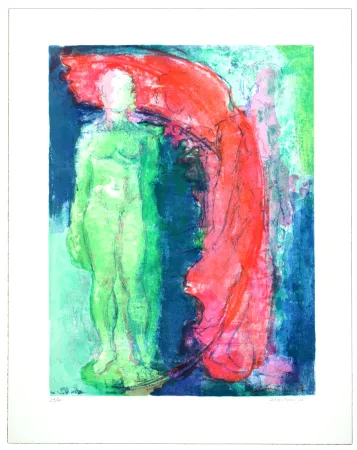 Lithographie Siversten - Body double