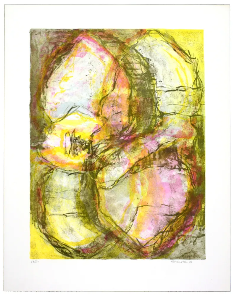 Lithographie Siversten - Rose