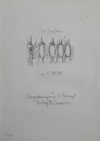 Lithographie Slevogt - Titel 