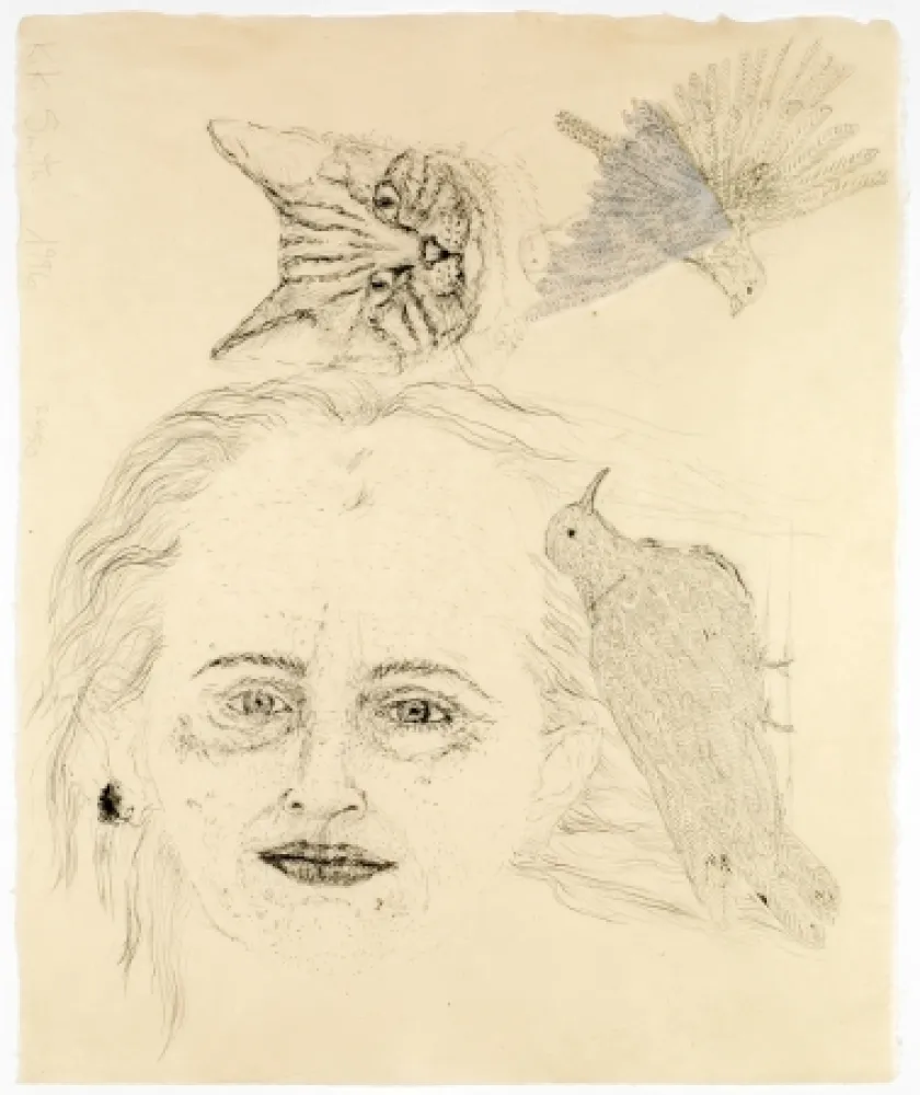 Lithographie Smith - Ginzer and the birds