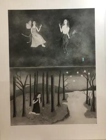 Radierung Smith - Trinity / Heaven & earth