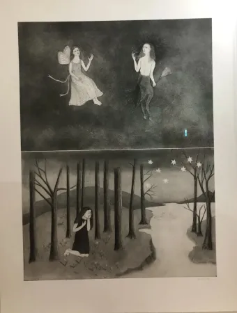 Radierung Smith - Trinity / heaven & earth