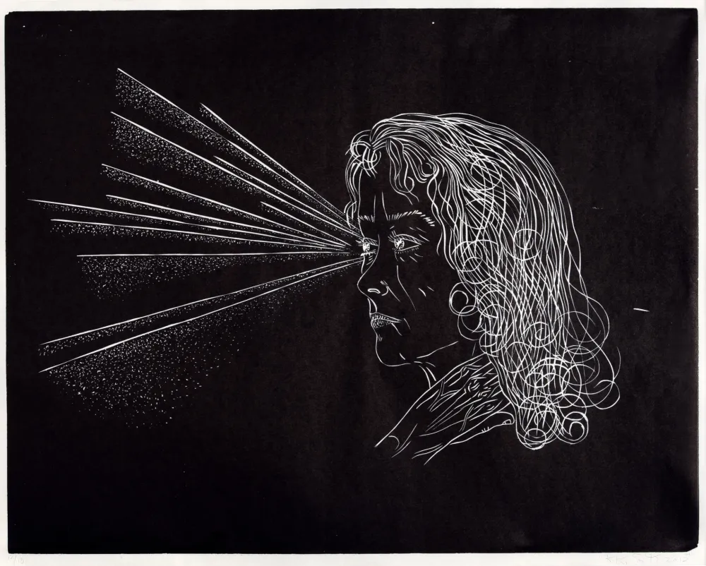 Holzschnitt Smith - Visitor