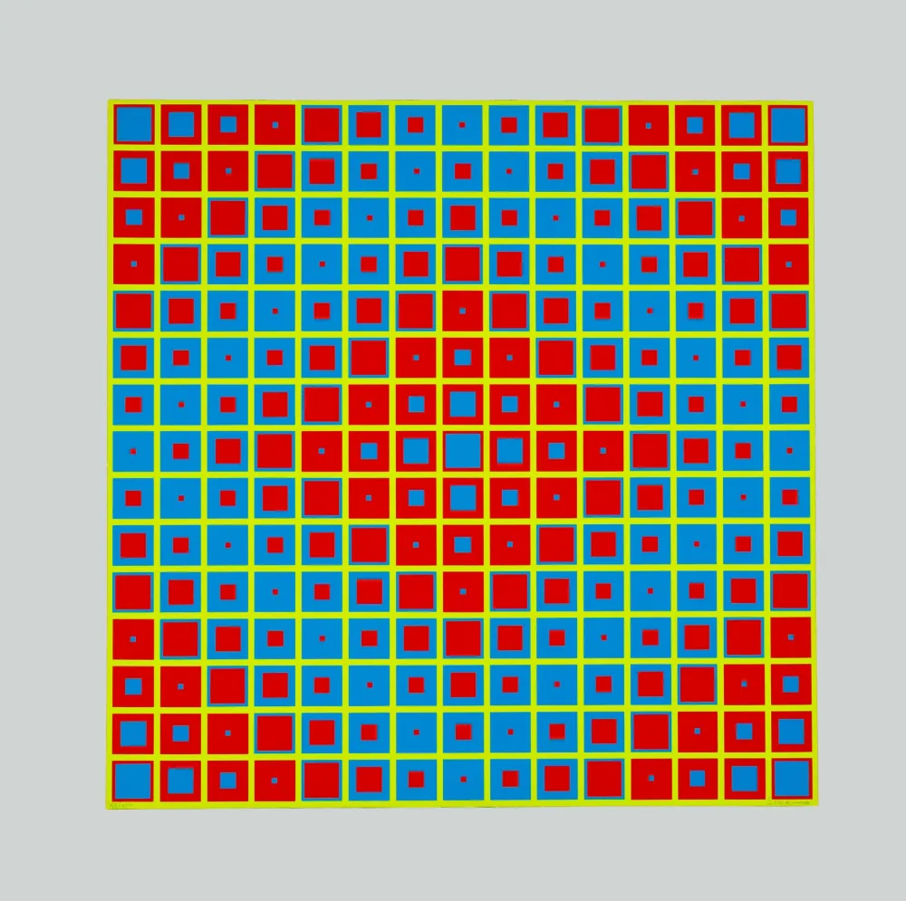 Siebdruck Sobrino - Composition