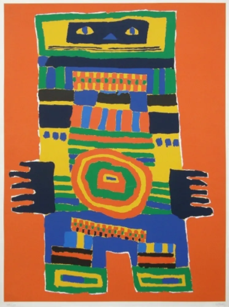 Siebdruck Soisson - Untitled abstraction