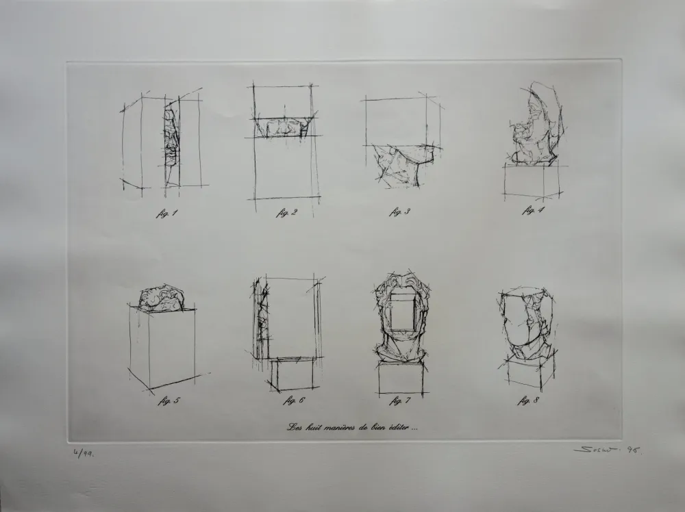 Stich Sosno - Nice : Etude de Sculptures (Polygone)