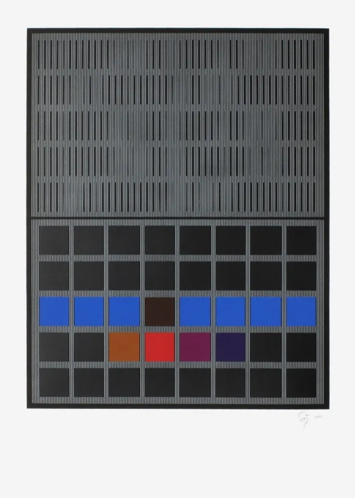 Siebdruck Soto - Untitled