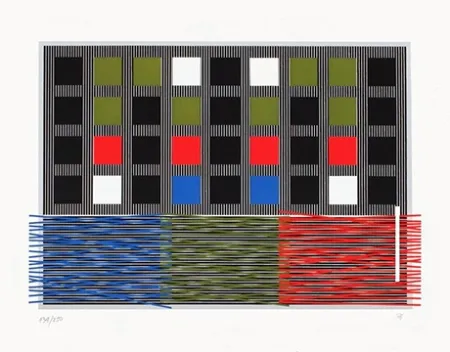 Siebdruck Soto - Untitled