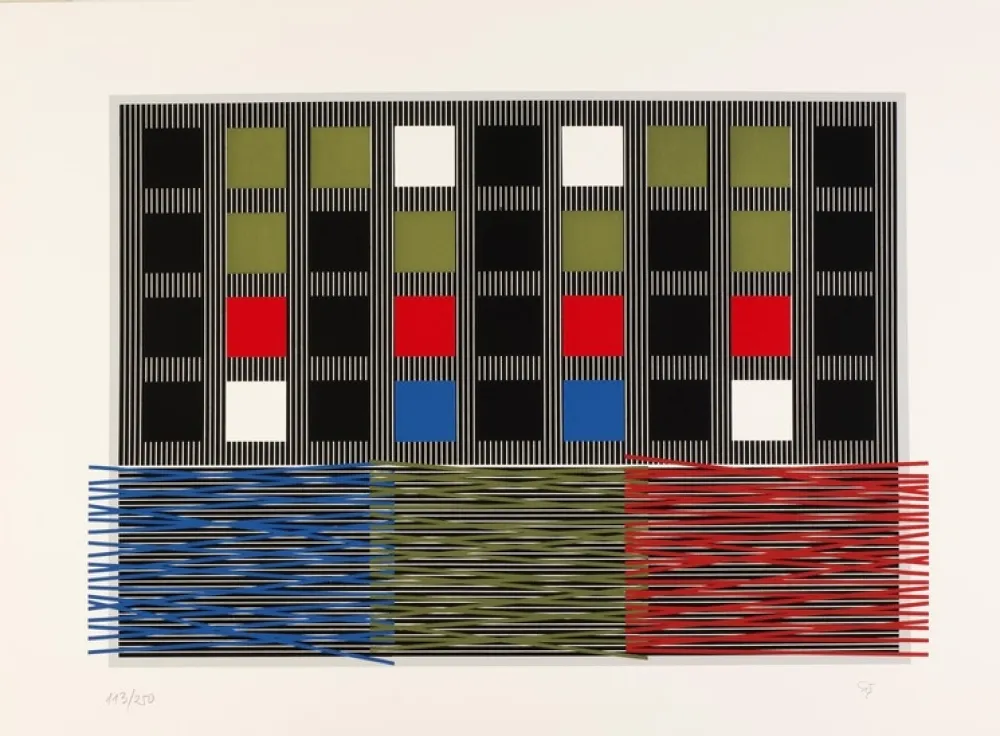 Siebdruck Soto - Untitled