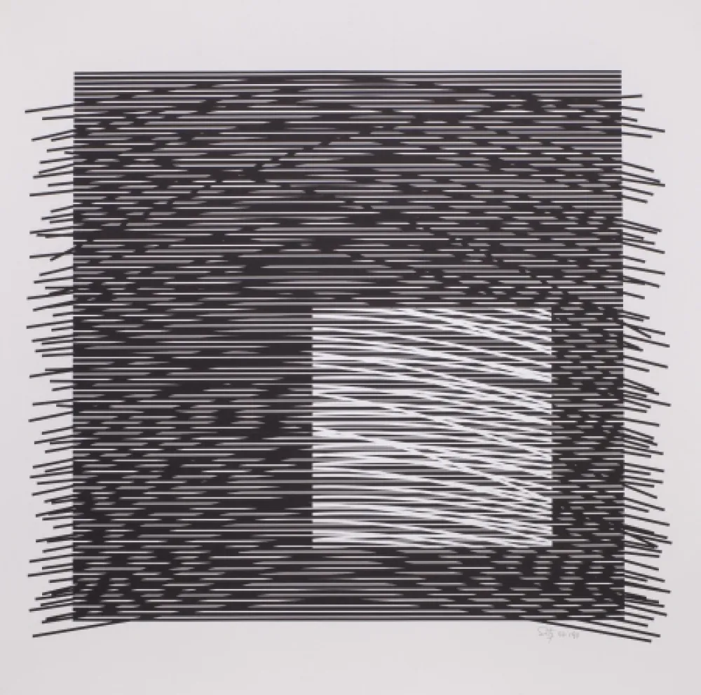 Siebdruck Soto - Untitled 