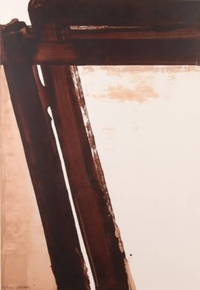 Siebdruck Soulages - Composition 15